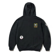Load image into Gallery viewer, Butter Goods X Peanuts “Patches&quot; Zip Hoodie // Washed Black
