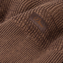 Load image into Gallery viewer, Dime “Wave Knit“ Scarf // Brown
