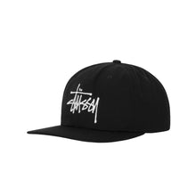 Load image into Gallery viewer, Stussy &quot;Basic Strapback&quot; Hat // Black
