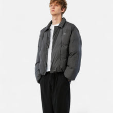 Load image into Gallery viewer, Dime “Pleated&quot; Puffer // Charcoral
