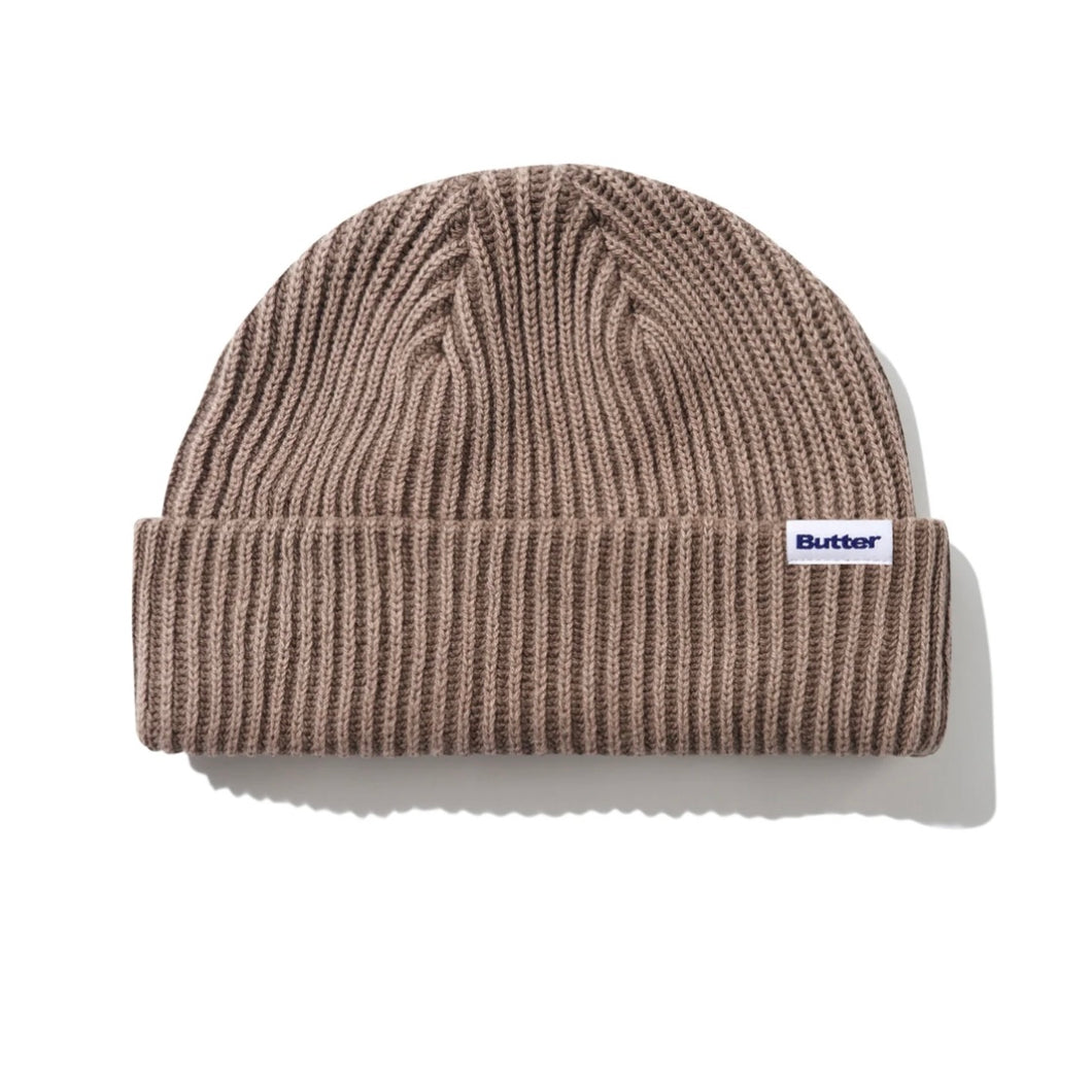 Butter “Bleached Wharfie“ Beanie // Brown