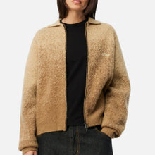 Load image into Gallery viewer, Dime &quot;Mohair Double Zip&quot; Knit // Camel
