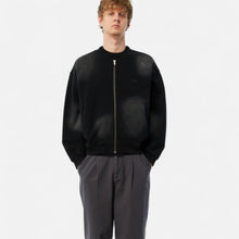 Load image into Gallery viewer, Dime &quot;Faded Fleece&quot; Bomber Jacket // Black
