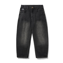 Load image into Gallery viewer, Butter Goods X Peanuts “Spike“ Denim Jeans // Faded Black
