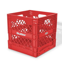 Load image into Gallery viewer, Butter Goods &quot;Collapsible“ Record Crate // Red
