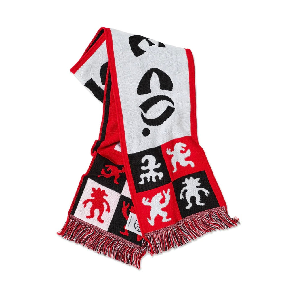 Polar Skate Co “Football“ Scarf // Red