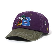 Load image into Gallery viewer, Butter Goods X Peanuts &quot;Music&quot; Snapback Cap // Washed Purple/Fern
