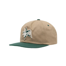 Load image into Gallery viewer, Stussy &quot;Basic Star Strapback&quot; Hat // Khaki
