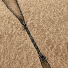 Load image into Gallery viewer, Dime &quot;Mohair Double Zip&quot; Knit // Camel
