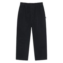 Load image into Gallery viewer, Stussy &quot;Brushed Beach&quot; Pant // Black
