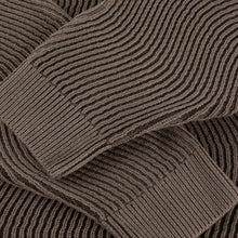 Load image into Gallery viewer, Dime &quot;Wave&quot; Knit Sweater // Brown
