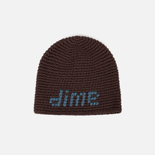Load image into Gallery viewer, Dime "Crochet"  Skully Beanie // Brown
