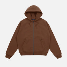 Load image into Gallery viewer, Dime "Spinal" Zip Hoodie // Americano

