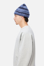 Load image into Gallery viewer, Dime "Mohair Striped"  Beanie // Blue
