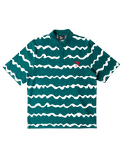 Load image into Gallery viewer, Parra &quot;Broken Waves&quot; Polo Shirt // Pine
