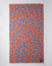 Load image into Gallery viewer, Parra &quot;Splashed hammam&quot; Beach Towel // Orange
