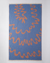 Load image into Gallery viewer, Parra &quot;Splashed hammam&quot; Beach Towel // Orange
