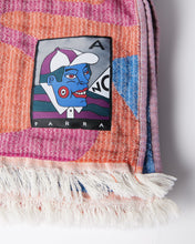 Load image into Gallery viewer, Parra &quot;Splashed hammam&quot; Beach Towel // Orange
