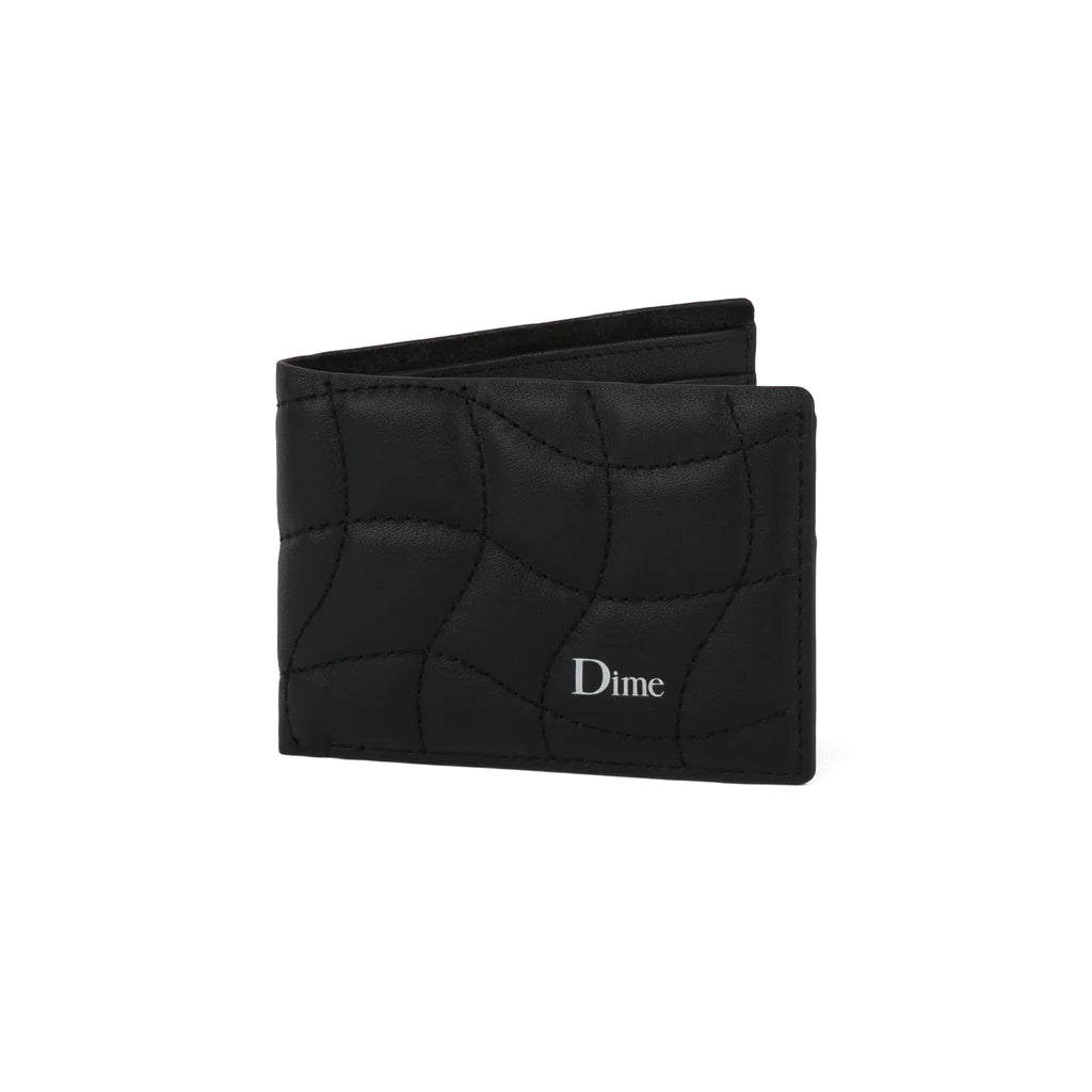 Dime “Quilted Bifold“ Wallet // Black