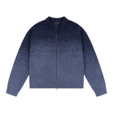 Load image into Gallery viewer, Dime &quot;Mohair Double Zip&quot; Knit // Midnight Blue
