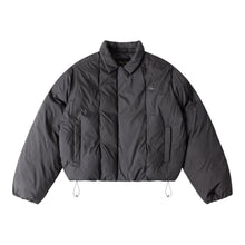 Load image into Gallery viewer, Dime “Pleated&quot; Puffer // Charcoral
