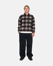 Load image into Gallery viewer, Stussy &quot;Wool Plaid&quot; Zip Shirt // Lilac
