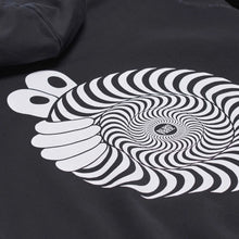 Load image into Gallery viewer, Last Resort AB x Spitfire &quot;Swirl&quot; Hoodie // Black
