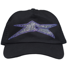Load image into Gallery viewer, Carpet &quot;Bizzaro Rhinestone&quot; Trucker Cap // Black
