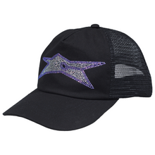 Load image into Gallery viewer, Carpet &quot;Bizzaro Rhinestone&quot; Trucker Cap // Black
