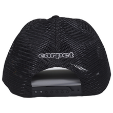 Load image into Gallery viewer, Carpet &quot;Bizzaro Rhinestone&quot; Trucker Cap // Black

