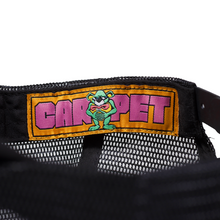 Load image into Gallery viewer, Carpet &quot;Bizzaro Rhinestone&quot; Trucker Cap // Black
