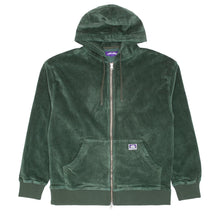 Load image into Gallery viewer, Fucking Awesome &quot;Corduroy&quot; Hoodie Zip // Dark Green
