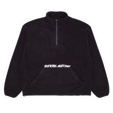 Load image into Gallery viewer, Fucking Awesome &quot;Cut Off Polar&quot; 1/4 Zip Fleece // Black
