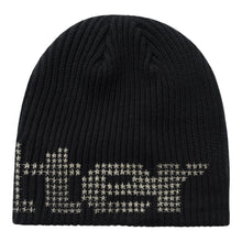 Load image into Gallery viewer, Butter “Stars“ Skully Beanie // Black

