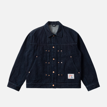 Load image into Gallery viewer, Dime "Pleated Denim" Jacket // Indigo
