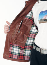 Load image into Gallery viewer, Rassvet &quot;Vintage&quot; Leather Jacket // Brown
