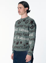 Load image into Gallery viewer, Rassvet &quot;Fairisle Knit&quot; Crewneck //Grey Green
