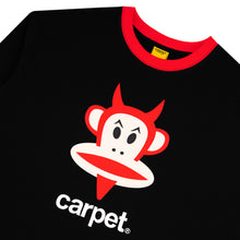 Load image into Gallery viewer, Carpet x Paul Frank "Devil Julius" Longsleeve Tee // Black/Red
