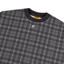 Load image into Gallery viewer, Carpet "Plaid Thermal" L/S Tee  // Black
