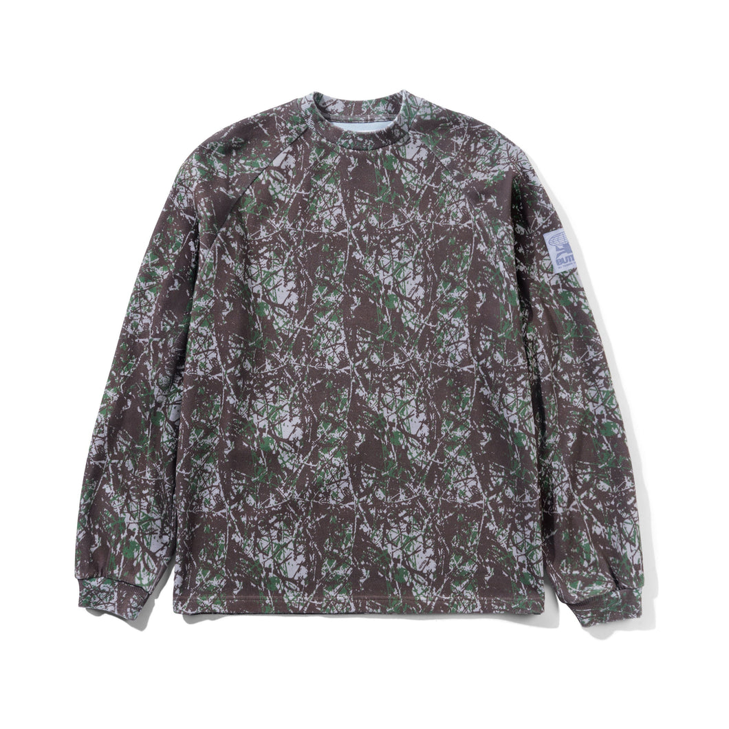 Butter Goods “Principal“ Crewneck // Woods Camo