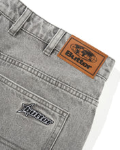 Load image into Gallery viewer, Butter Goods “Racer“ Denim Jeans // Grey Wash
