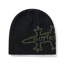 Load image into Gallery viewer, Butter “Reptile“ Skully Beanie // Black
