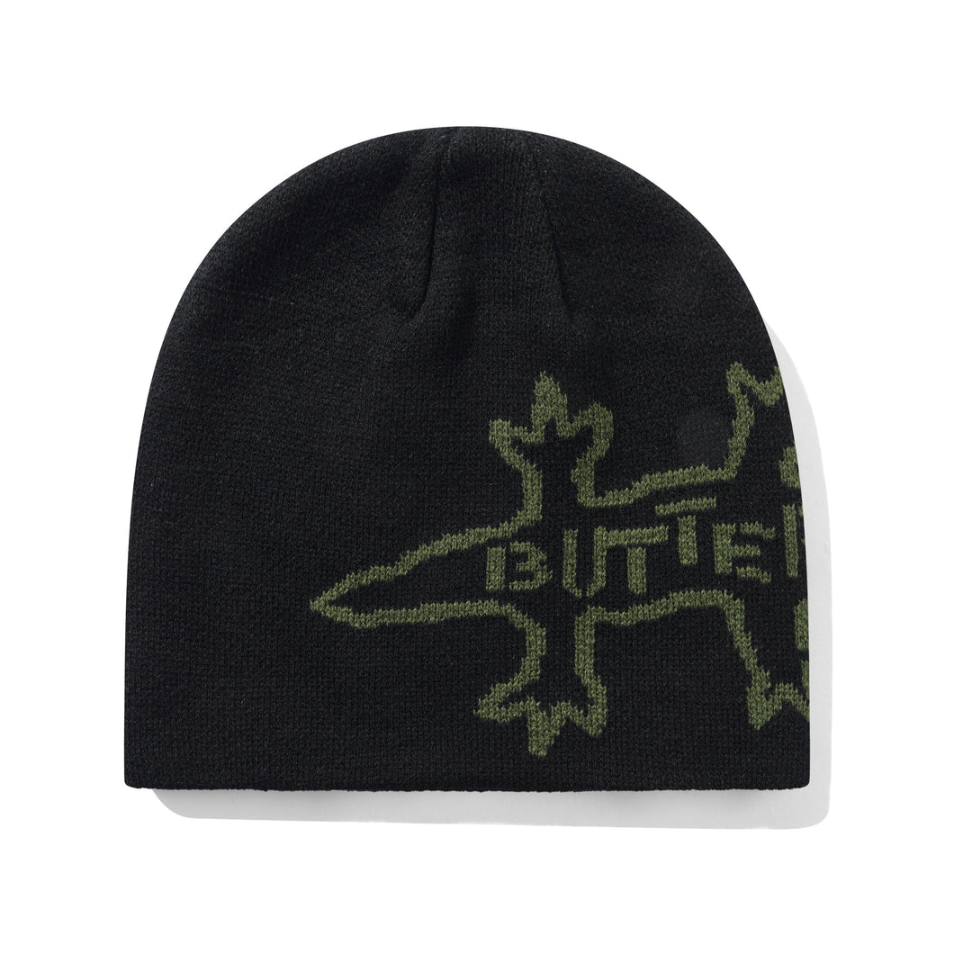 Butter “Reptile“ Skully Beanie // Black