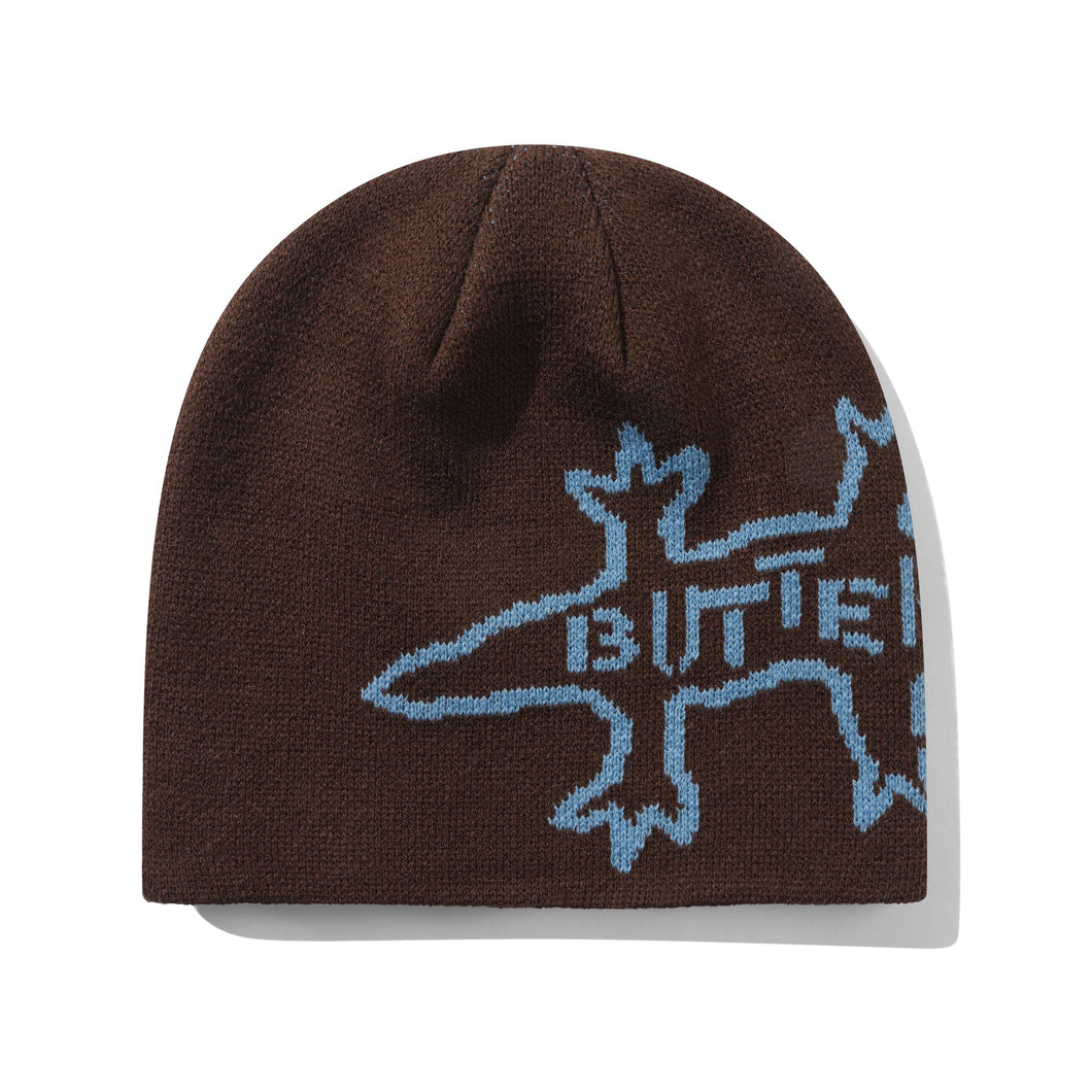 Butter “Reptile“ Skully Beanie // Umber