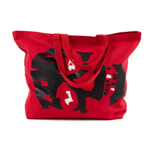 Load image into Gallery viewer, Lilypad &quot;Zines&quot; Tote Bag // Red
