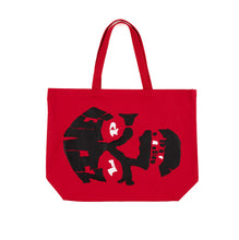 Load image into Gallery viewer, Lilypad &quot;Zines&quot; Tote Bag // Red
