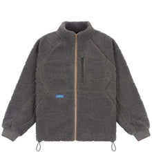 Load image into Gallery viewer, Dime &quot;Coverstitch&quot; Sherpa Fleece // Charcoal
