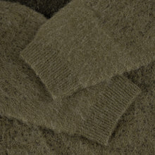 Load image into Gallery viewer, Dime "Mohair Double Zip" Knit // Forest
