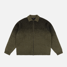 Load image into Gallery viewer, Dime "Mohair Double Zip" Knit // Forest
