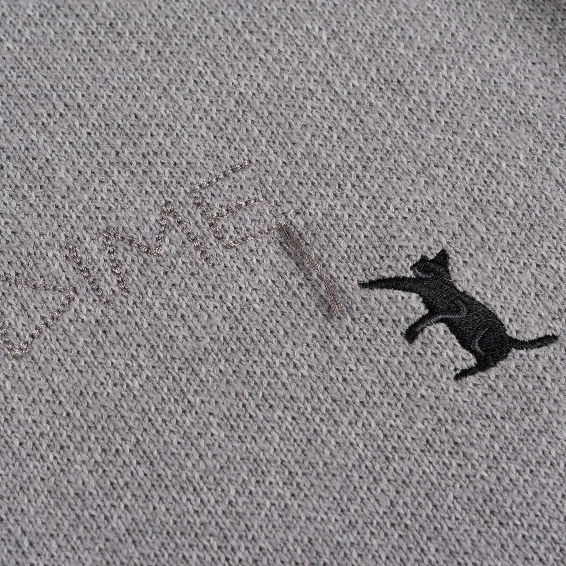 【DIME】 Cat Knit / Storm Shop Dime Cat Knit Sweatshirt (storm) online | skatedeluxe